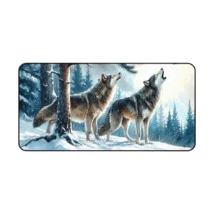 80219DM - Desk Pad (16"x32") 3mm Thick, Anti Slip Backing.