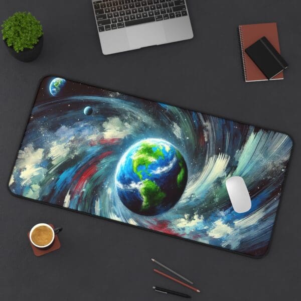 60801DM - Desk Pad (16"x32") 3mm Thick, Anti Slip Backing. - Image 2