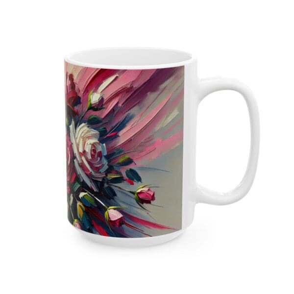 50324CC15W - 15oz Ceramic Mug, Rose Blast - Image 2