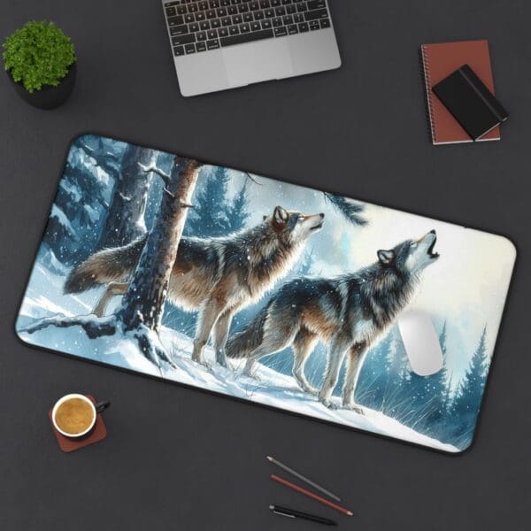 80219DM - Desk Pad (16"x32") 3mm Thick, Anti Slip Backing. - Image 2