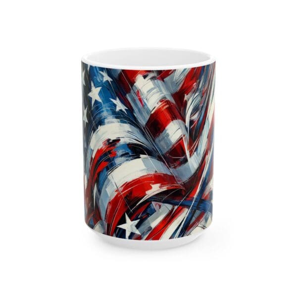 80500CC15W - 15oz Ceramic Mug, USA