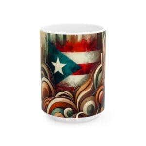 80007CC15W - 15oz Ceramic Mug, Puerto Rico