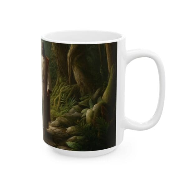 60005CC15W - 15oz Ceramic Mug, Jesus Tiger Walk - Image 3