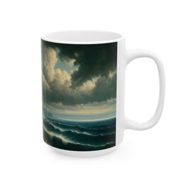 70617CC15W - 15oz Ceramic Mug, Over the Sea, Fantasy, Mythology - Image 2