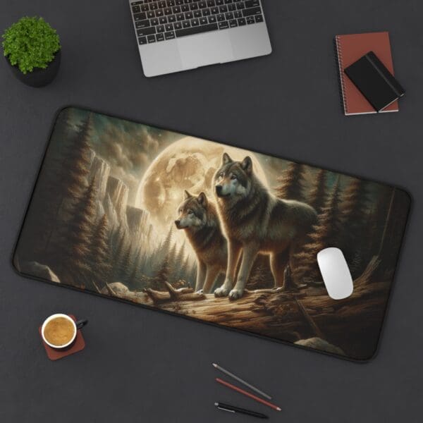 80233DM - Desk Pad (16"x32") 3mm Thick, Anti Slip Backing. - Image 2