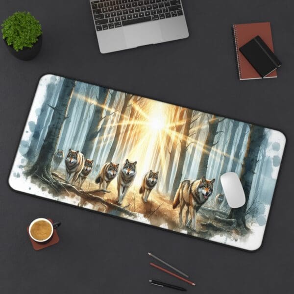 80221DM - Desk Pad (16"x32") 3mm Thick, Anti Slip Backing. - Image 2