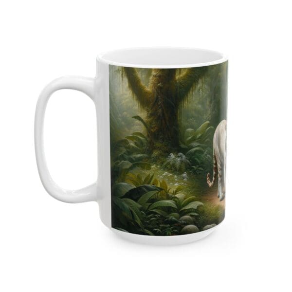 60006CC15W - 15oz Ceramic Mug, Jesus Tiger Walk II - Image 2