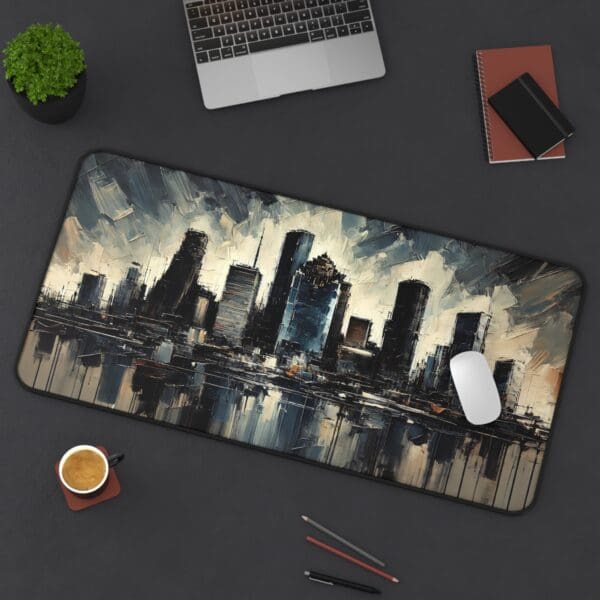 30893DM - Desk Pad (16"x32") 3mm Thick, Anti Slip Backing. HOUSTON - Image 2