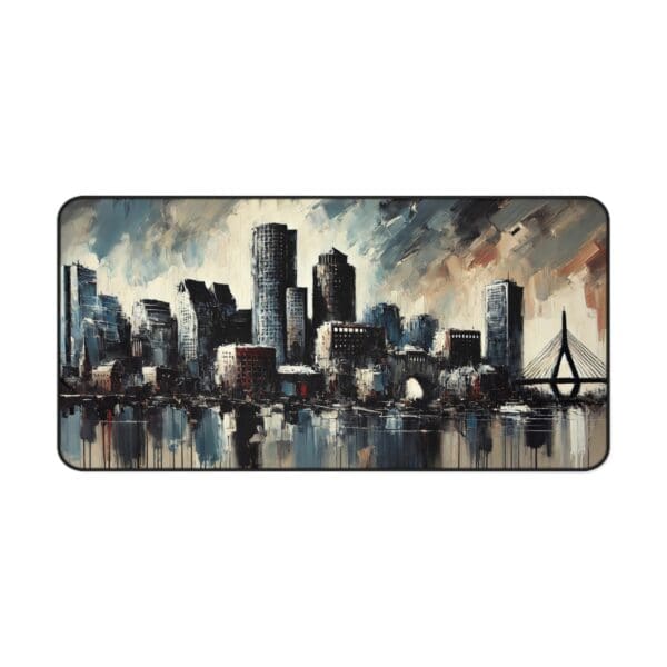 30898DM - Desk Pad (16"x32") 3mm Thick, Anti Slip Backing. BOSTON