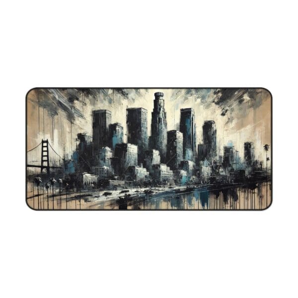 30891DM - Desk Pad (16"x32") 3mm Thick, Anti Slip Backing. LOS ANGELES