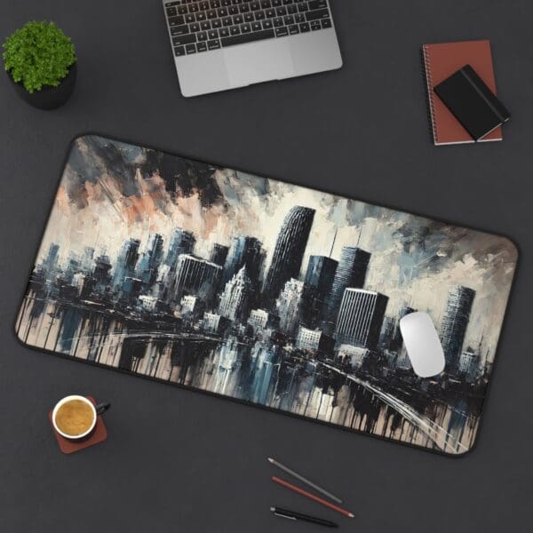 30890DM - Desk Pad (16"x32") 3mm Thick, Anti Slip Backing. MIAMI - Image 2