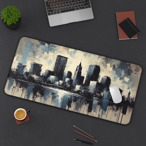 30887DM - Desk Pad (16"x32") 3mm Thick, Anti Slip Backing. ORLANDO - Image 2