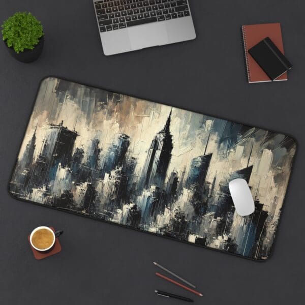 30888DM - Desk Pad (16"x32") 3mm Thick, Anti Slip Backing. NEW YORK - Image 2