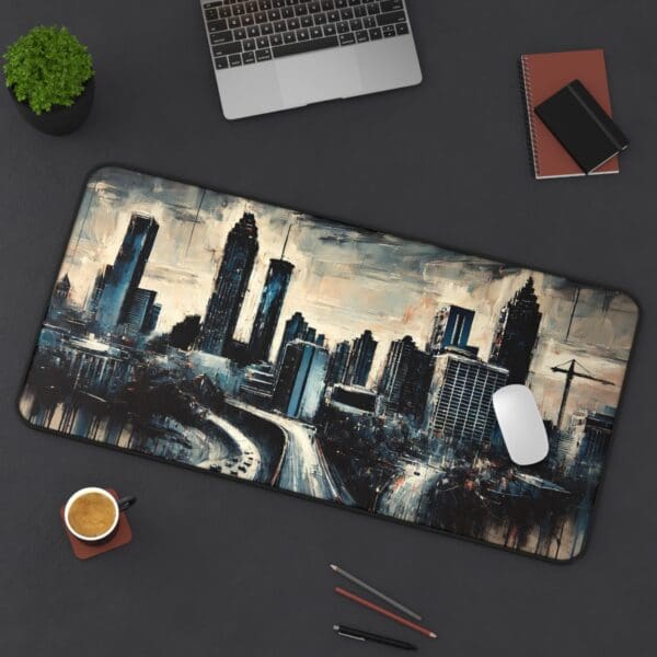 30899DM - Desk Pad (16"x32") 3mm Thick, Anti Slip Backing. ATLANTA - Image 2