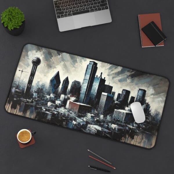 30895DM - Desk Pad (16"x32") 3mm Thick, Anti Slip Backing. DALLAS - Image 2